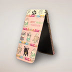 Pink “Best Friends Forever” Dog Magnetic Bookmark