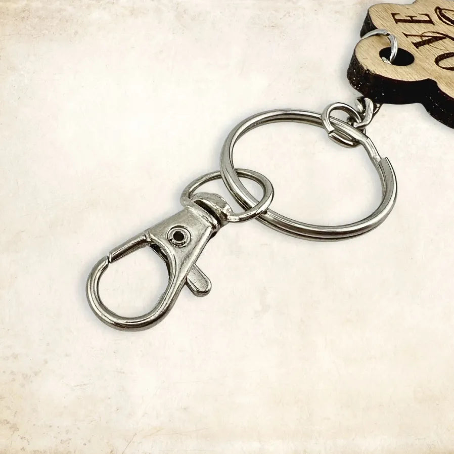 I Love My Pitbull – Laser Engraved Maple Wood Keychain | Dog Lover Gift, Pet Parent Accessory